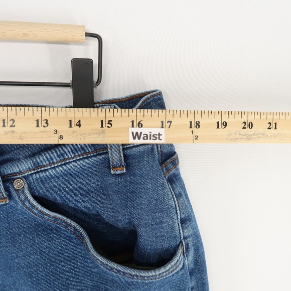 Tecovas Rugged Relaxed Mens Jeans 34x30 Blue Western Denim Straight Leg - Picture 3 of 9